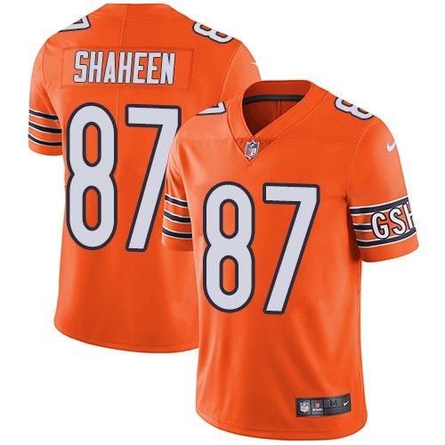 Nike Bears 87 Adam Shaheen Orange Alternate Youth Vapor Untouchable Limited Jersey