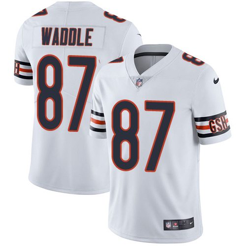 Nike Bears 87 Tom Waddle White Youth Vapor Untouchable Limited Jersey