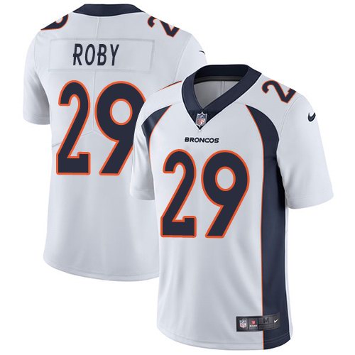 Nike Broncos 29 Bradley Roby White Vapor Untouchable Limited Jersey
