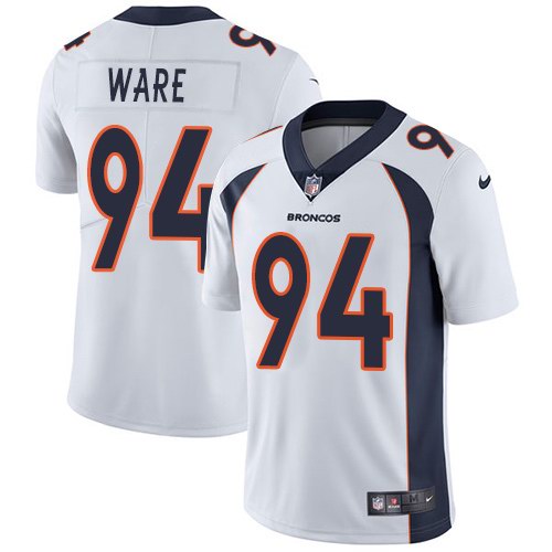 Nike Broncos 94 DeMarcus Ware White Vapor Untouchable Limited Jersey