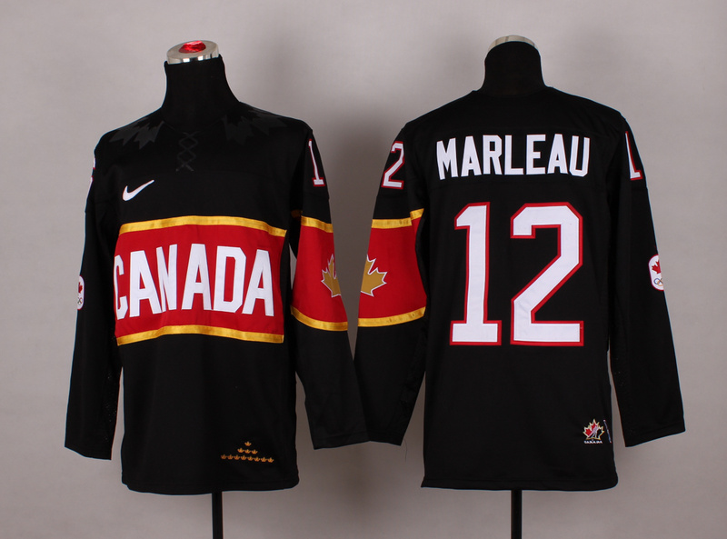 Canada 12 Marleau Black 2014 Olympics Jerseys