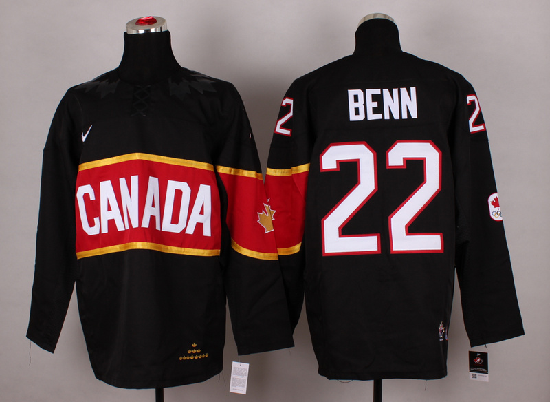 Canada 22 Benn Black 2014 Olympics Jerseys - Click Image to Close