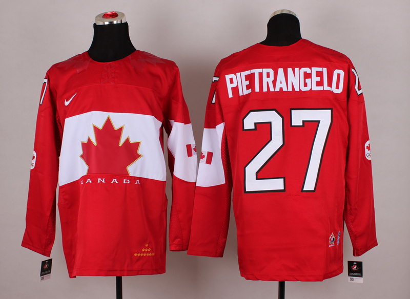 Canada 27 Pietrangelo Red 2014 Olympics Jerseys - Click Image to Close
