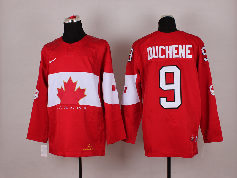 Canada 9 Duchene Red 2014 Olympics Jerseys - Click Image to Close