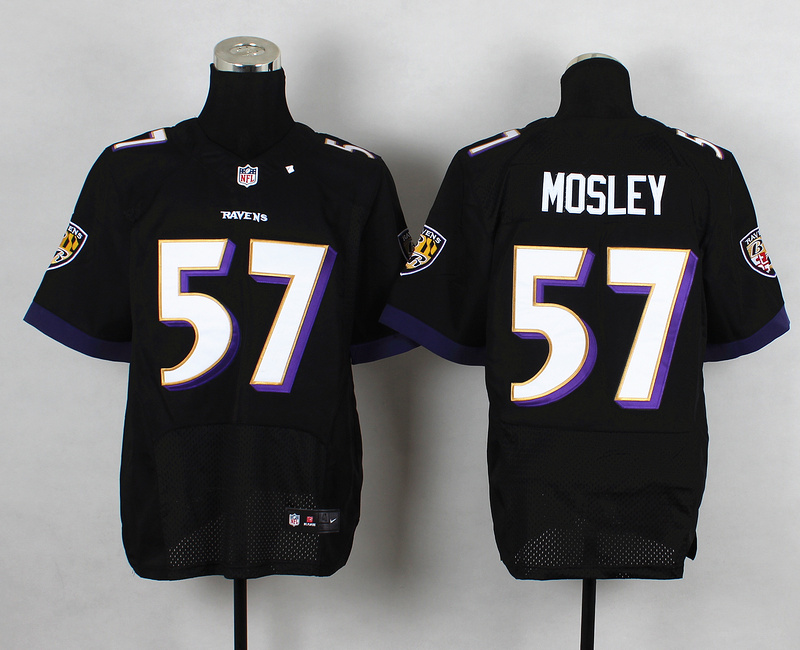 Nike Ravens 57 Mosley Black Elite Jersey Nike Ravens 57 Mosley Black Elite Jersey