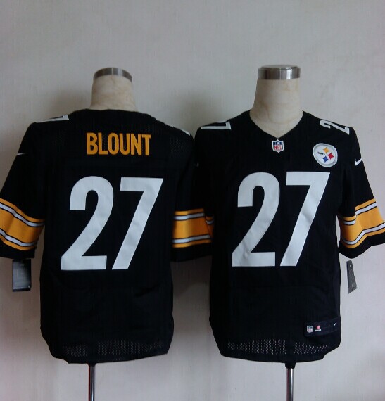 Nike Steelers 27 Blount Black Elite Jerseys