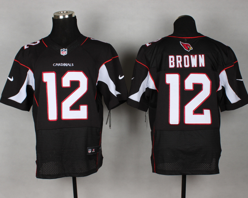 Nike Cardinals 12 Brown Black Elite Jersey