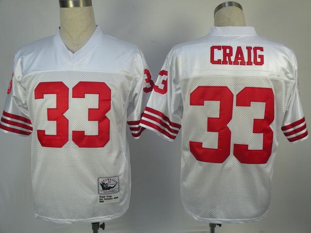 49ers 33 Craig White M&N Jersey