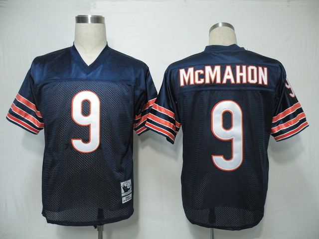 Bears 9 McMAHON Blue Throwback Jersey