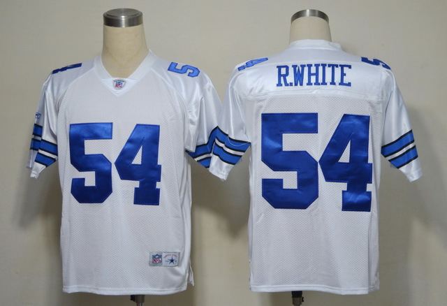 Cowboys 54 R White White Legends Jersey