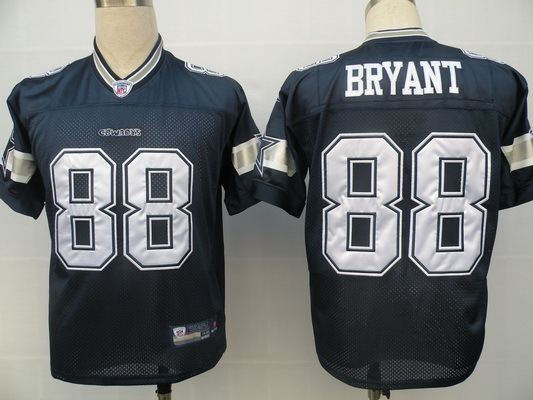 Cowboys 88 Bryant Blue Jersey