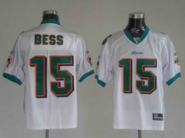 Dolphins 15 Bess White Jersey Dolphins 15 Bess White Jersey