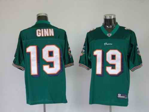 Dolphins 19 Ted Ginn Green Jersey