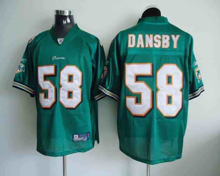 Dolphins 58 Dansby green Jersey