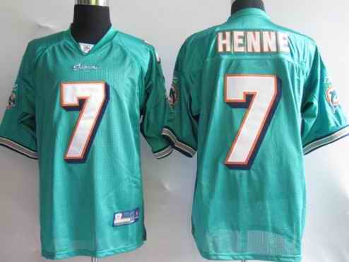 Dolphins 7 HENNE Green Jersey