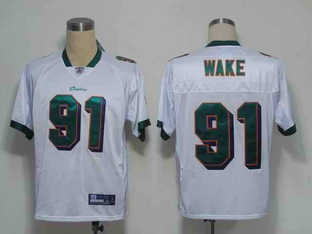 Dolphins 91 Wake white Jersey