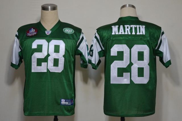 Jets 28 Martin Green Hall of Fame 2012 Jersey