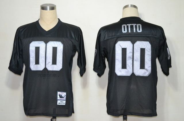 Raiders 00 Otto Black M&N Jersey