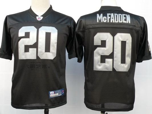 Raiders 20 McFadden Black Jersey