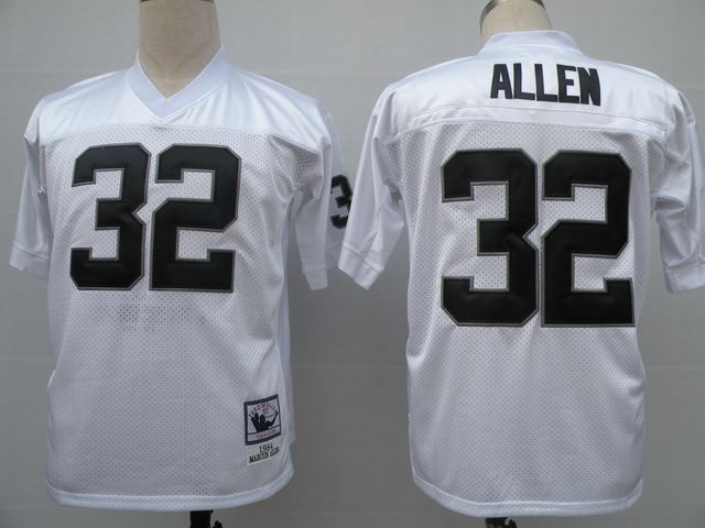 Raiders 32 Allen White M&N Jersey
