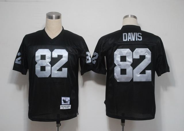 Raiders 82 Davis Black M&N Jersey Raiders 82 Davis Black M&N Jersey