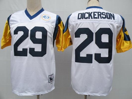 Rams 29 Eric Dickerson White M&N Jersey Rams 29 Eric Dickerson White M&N Jersey