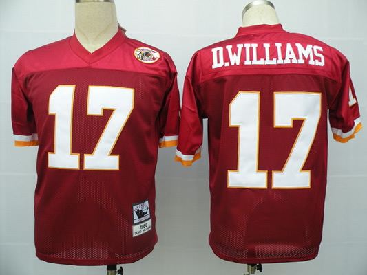 Redskins 17 D Williams Red M&N Jersey