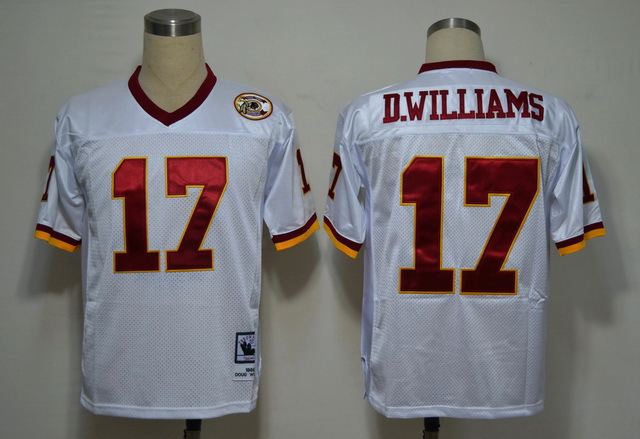 Redskins 17 D Williams White M&N Jersey