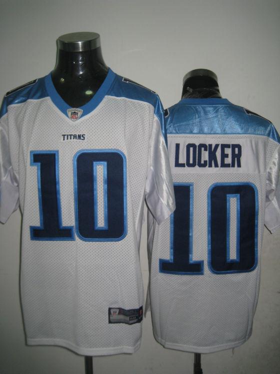 Titans 10 Locker White Jersey