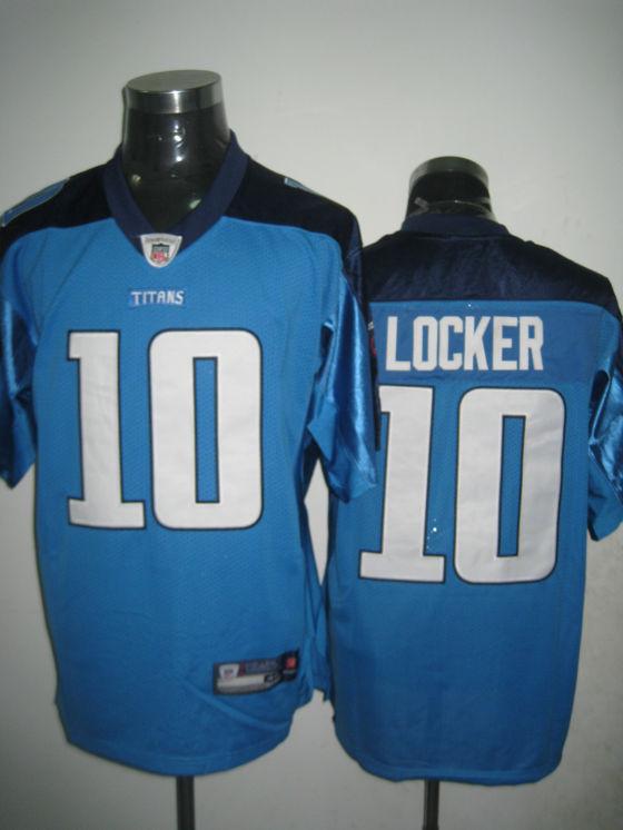 Titans 10 Locker light blue Jersey