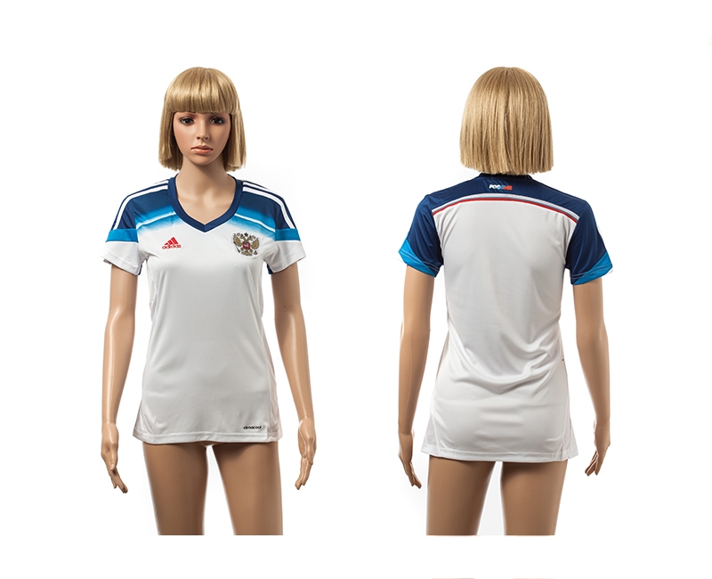 Russia 2014 World Cup Away Soccer Women Jerseys