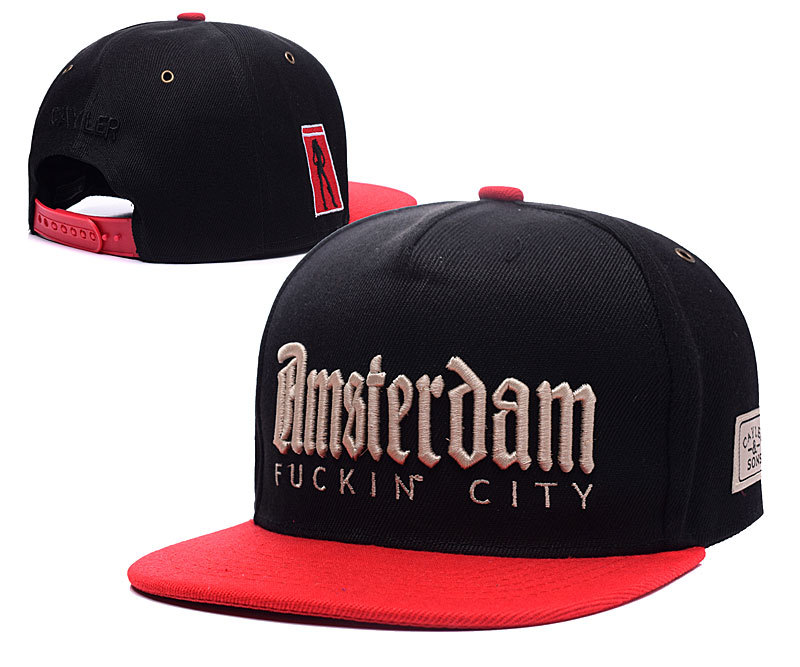 Cayler & Sons Amsterdam Fuckin City Black Adjustable Hat LH