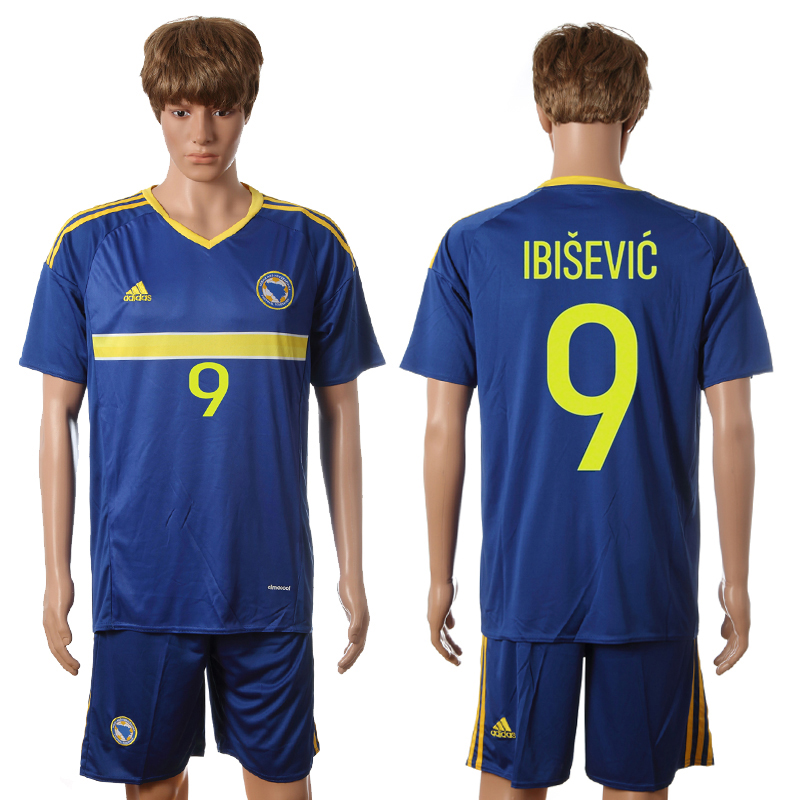 2016-17 Bosnia And Herzegovina 9 IBISEVIC Home Jersey