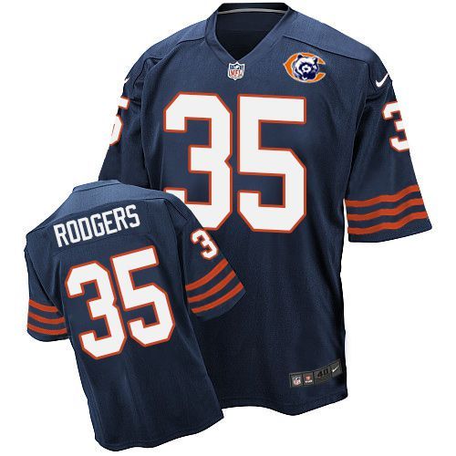 Nike Bears 35 Jacquizz Rodgers Blue Throwback Elite Jersey