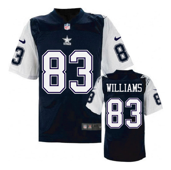 Nike Cowboys 83 Terrance Williams Blue Throwback Elite Jersey