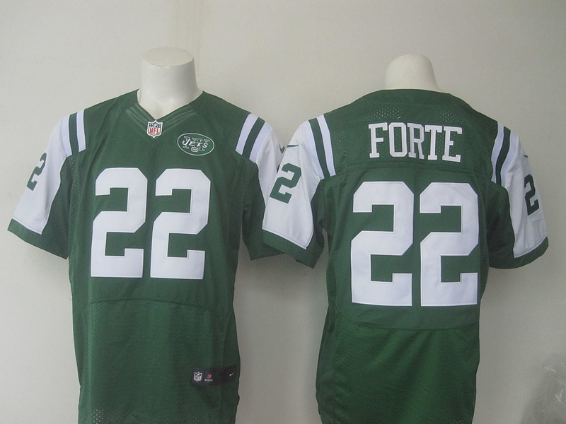 Nike Jets 22 Matt Forte Green Elite Jersey