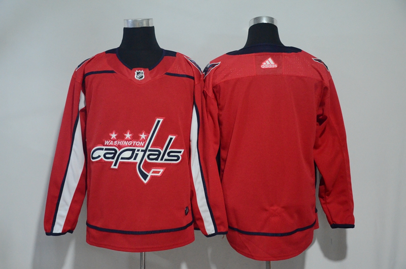 Capitals Blank Red Adidas Jersey