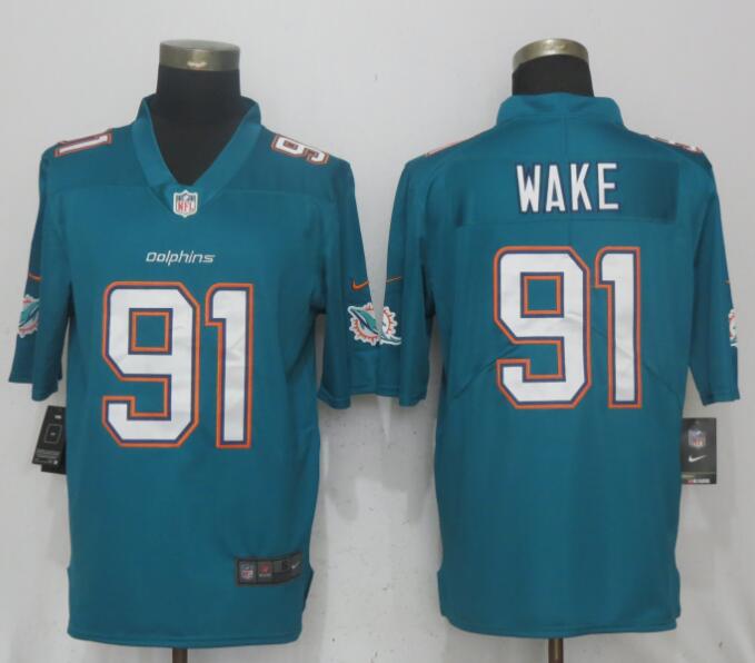 Nike Dolphins 91 Cameron Wake Aqua Youth Vapor Untouchable Player Limited Jersey