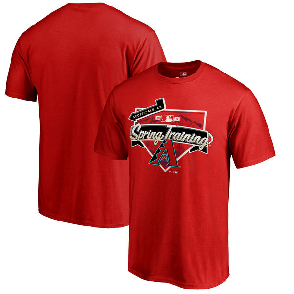Arizona Diamondbacks Fanatics Branded 2017 MLB Spring Training Team Logo Big & Tall T Shirt Red
