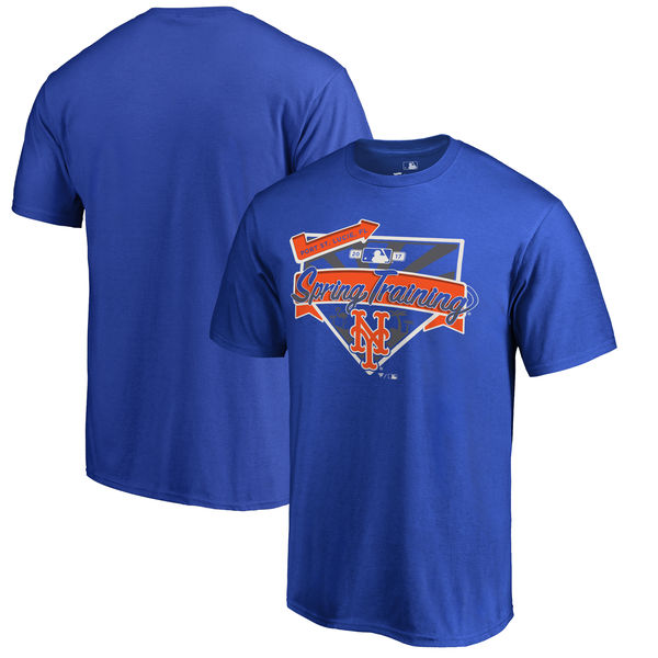 New York Mets Fanatics Branded 2017 MLB Spring Training Logo T Shirt Royal