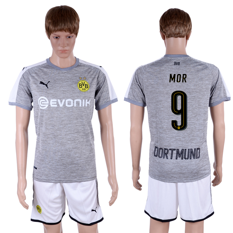 2017-18 Dortmund 9 MOR Third Away Soccer Jersey