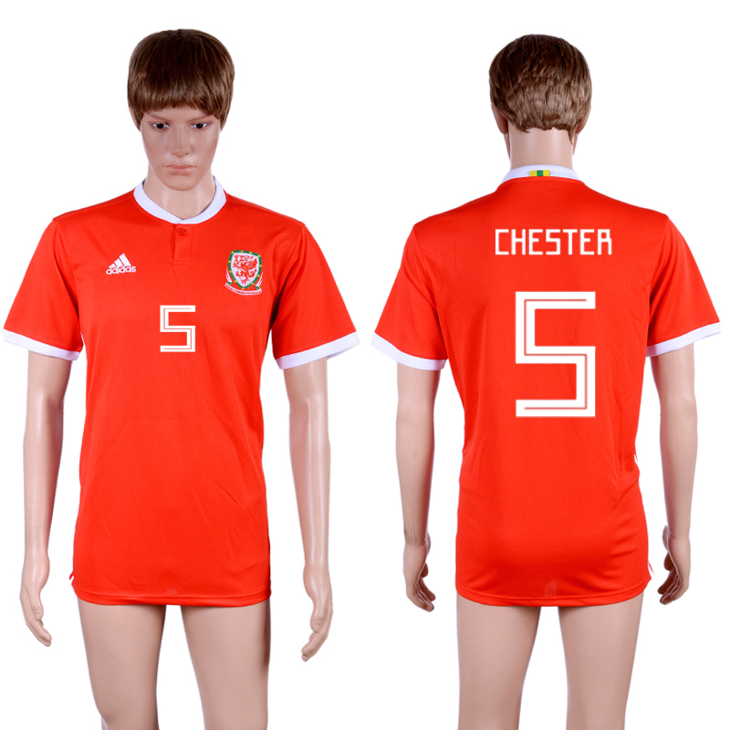 2018-19 Wales 5 CHESTER Home Thailand Soccer Jersey