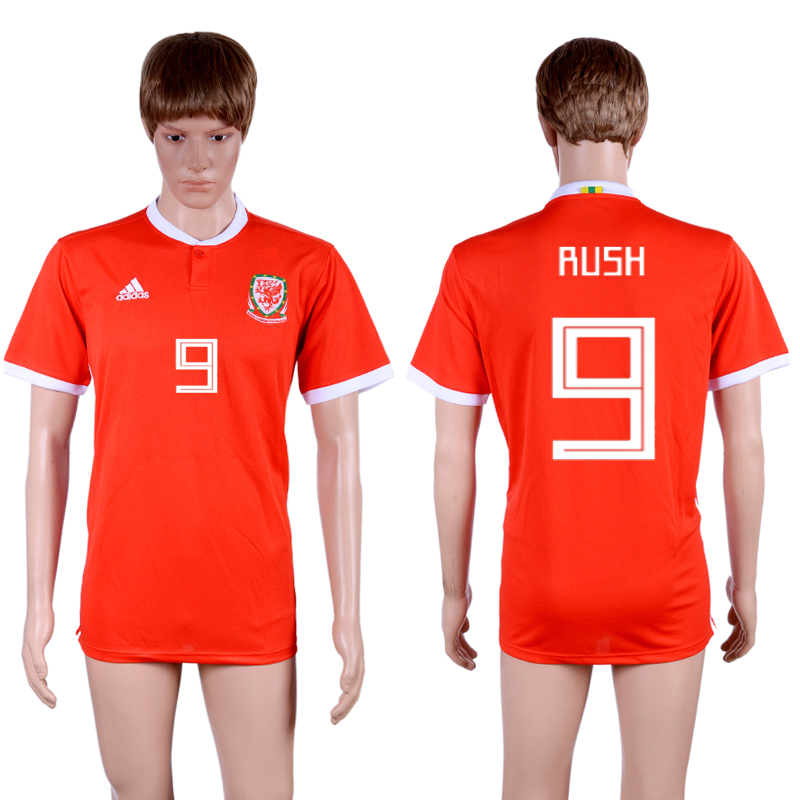 2018-19 Wales 9 RUSH Home Thailand Soccer Jersey