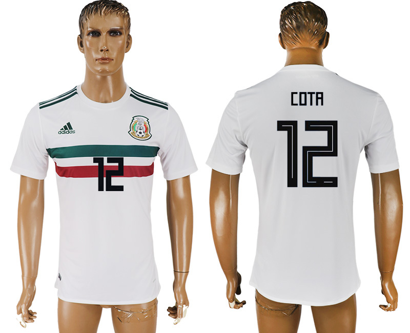 Mexico 12 COTA Away 2018 FIFA World Cup Thailand Soccer Jersey
