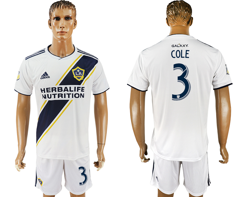 2018-19 Los Angeles Galaxy 3 COLE Home Soccer Jersey