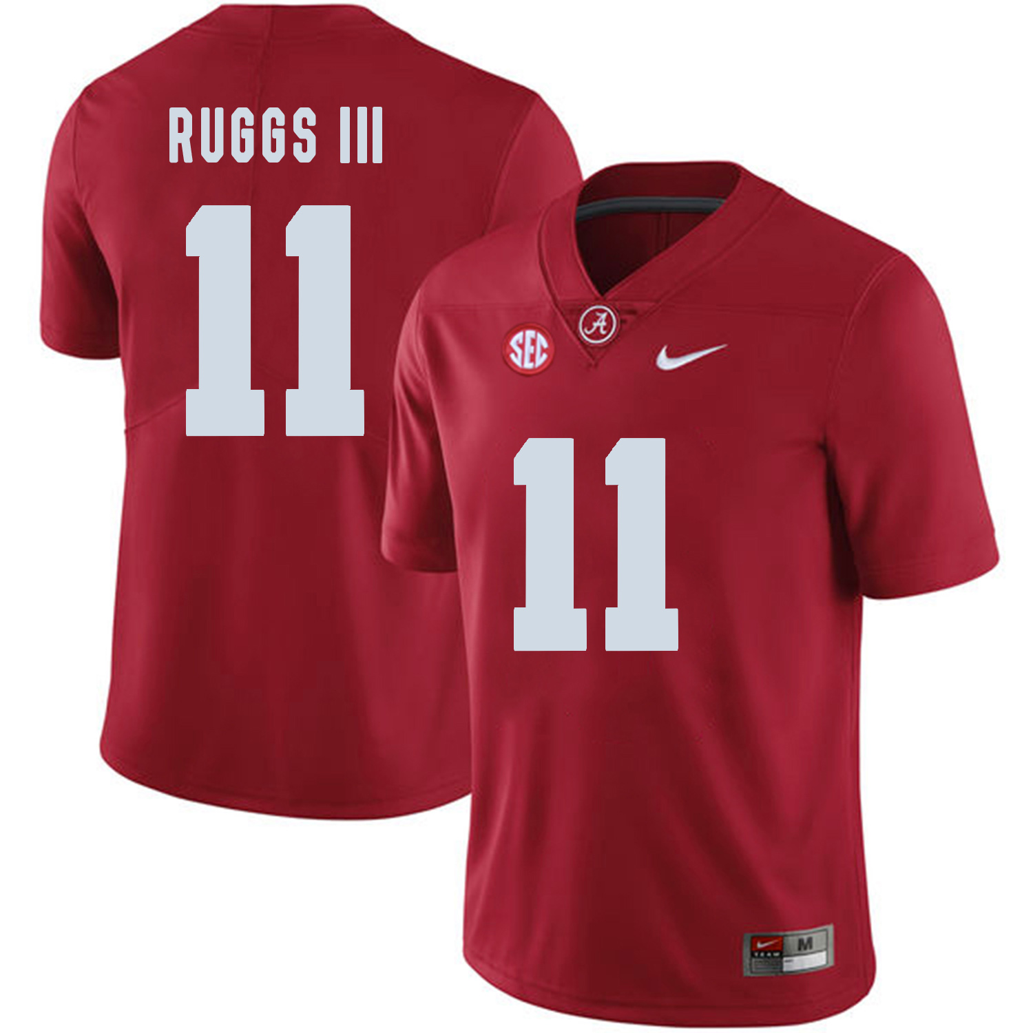 Alabama Crimson Tide 11 Henry Ruggs III Red College Football Jersey - Click Image to Close