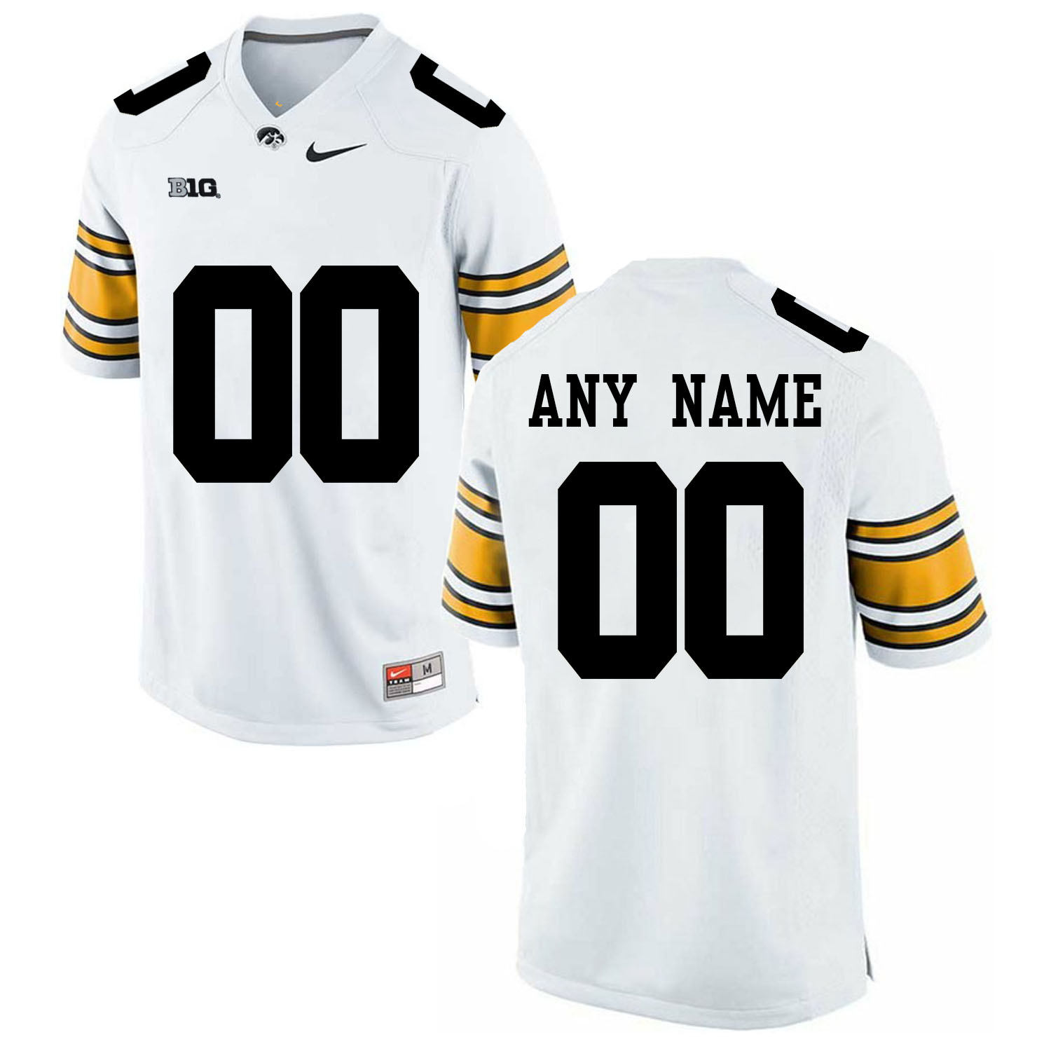 Iowa Hawkeyes Red Men's Customized College Football Jersey - Click Image to Close