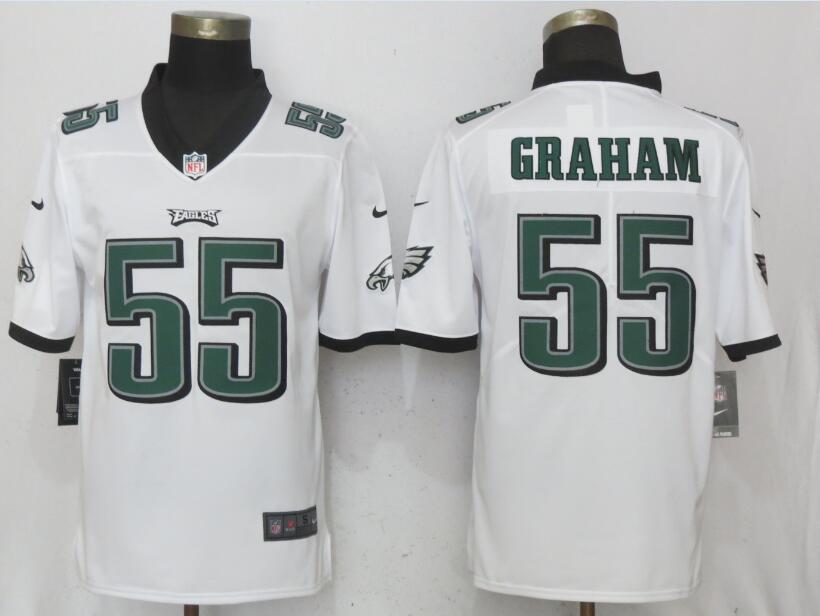 Nike Eagles 55 Brandon Graham White Youth Vapor Untouchable Player Limited Jersey