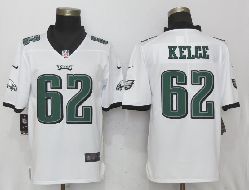 Nike Eagles 62 Jason Kelce White Vapor Untouchable Player Limited Jersey