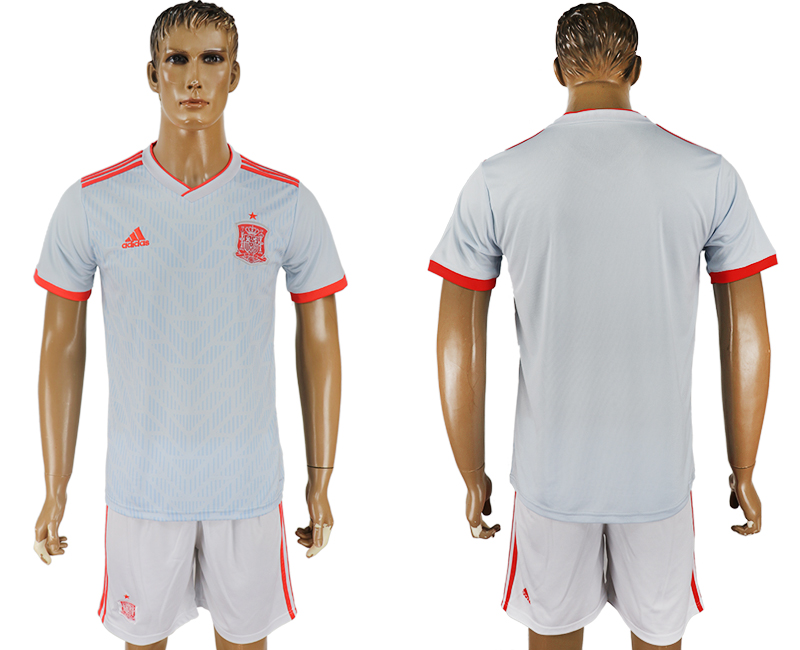 Spain Away 2018 FIFA World Cup Soccer Jersey